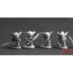 Miniature<Gremlins (4): Dark Heaven Legends RPR 03621 - Miniature Marvels: Airplane Models & Painted Dice