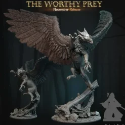 Miniature<Griffin - Miniature Marvels: Airplane Models & Painted Dice