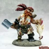 Miniature<Gruff Grimecleaver, Dwarf Pirate Cook: Dark Heaven Legends RPR 03626 - Miniature Marvels: Airplane Models & Painted Dice