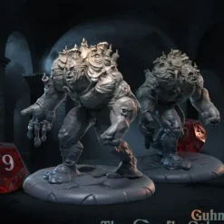 Miniature<Guhm Candle Golem - Miniature Marvels: Airplane Models & Painted Dice