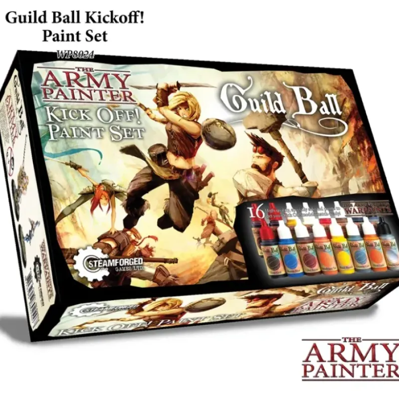 Paint<Guild Ball - Kickoff! Paint Set: License Warpaints TAP WP8024 - Miniature Marvels: Airplane Models & Painted Dice
