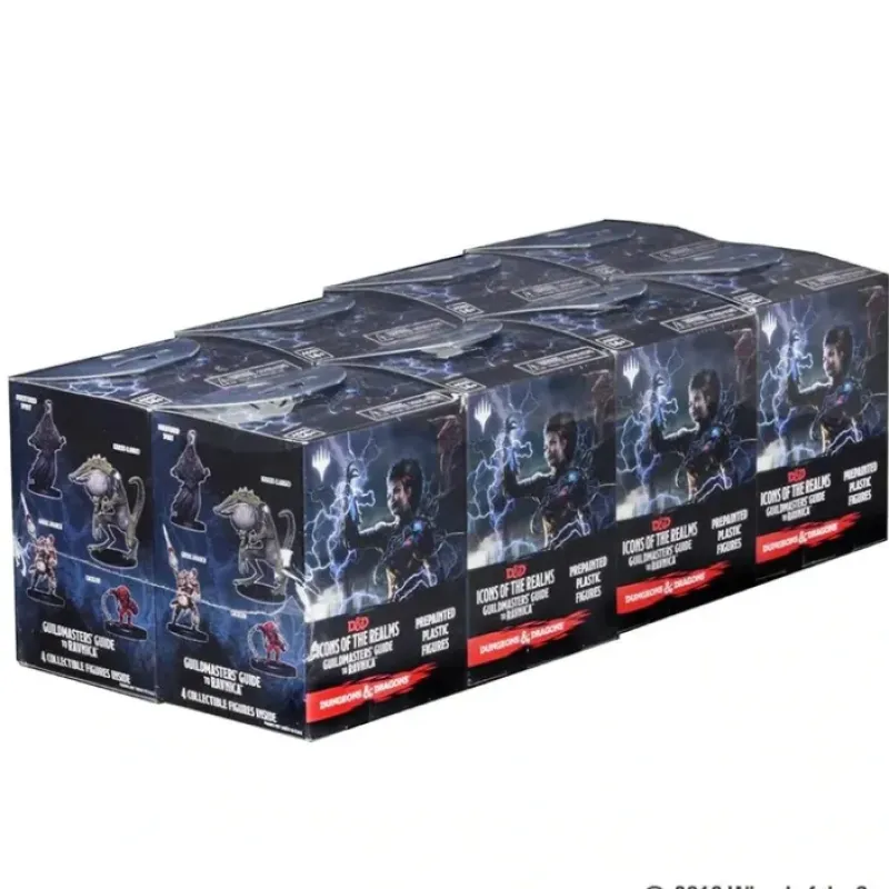 Miniature<Guildmaster's Guide to Ravnica Brick (Set 10 ): D&D Icons of the Realms WZK 73597 - Miniature Marvels: Airplane Models & Painted Dice