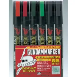 Shop All*Gundam Marker Set - Zeon Army 6 Color Set LTG MRHOB-GMS108 - Miniature Marvels: Airplane Models & Painted Dice