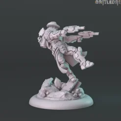 Miniature<Gunslinger - Miniature Marvels: Airplane Models & Painted Dice
