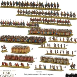 Shop All*Hail Caesar Epic Battles - Scipio Africanus Roman Legions - Miniature Marvels: Airplane Models & Painted Dice