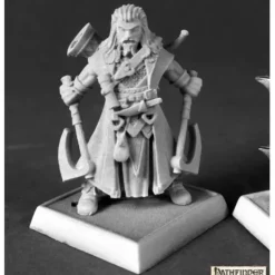 Miniature<Hakon, Iconic Skald: Pathfinder RPR 60182 - Miniature Marvels: Airplane Models & Painted Dice