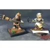 Miniature<Halfling Farmers (2): Dark Heaven Legends RPR 03729 - Miniature Marvels: Airplane Models & Painted Dice