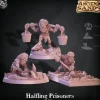 Miniature<Halfling Prisoners - Miniature Marvels: Airplane Models & Painted Dice