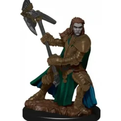 Miniature<Half-Orc Fighter Female: Premium Figures - D&D Icons of the Realms WZK 93026 - Miniature Marvels: Airplane Models & Painted Dice