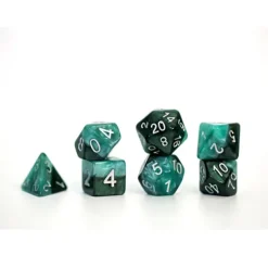 Dice<Halfsies Dice: "Adamantine" GKG H29 - Miniature Marvels: Airplane Models & Painted Dice