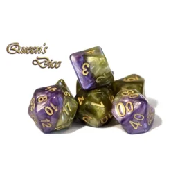 Dice<Halfsies Dice: "Queen's" GKG H550 - Miniature Marvels: Airplane Models & Painted Dice