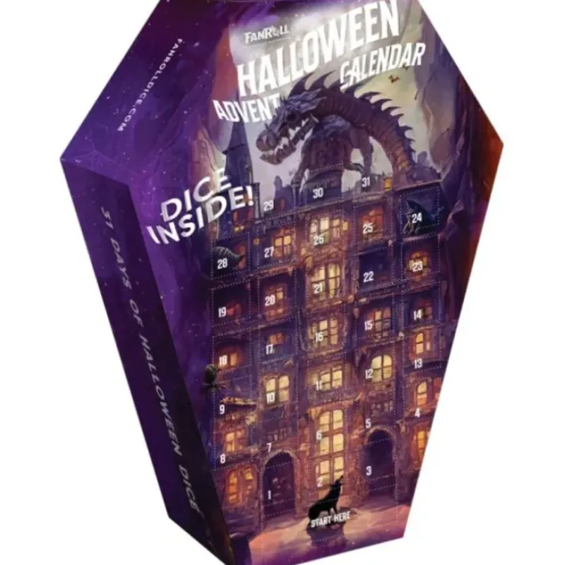 Shop All*Halloween Advent Dice Calendar - Miniature Marvels: Airplane Models & Painted Dice