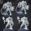 Miniature<Halloween Warriors - Miniature Marvels: Airplane Models & Painted Dice
