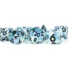 Dice<Handcrafted Sharp Edge Resin Dice Set: Captured Frost (7) - Miniature Marvels: Airplane Models & Painted Dice