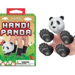 Egpull<HANDIPANDA - Panda Bear Finger Tiny Hands Puppet Office Toy - Archie McPhee - Miniature Marvels: Airplane Models & Painted Dice