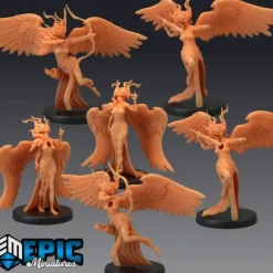 Miniature<Heartless Angels - Miniature Marvels: Airplane Models & Painted Dice