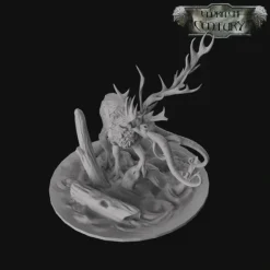 Miniature<Hell Stag - Miniature Marvels: Airplane Models & Painted Dice