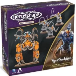 Shop All*Heroscape: Revna`s Rebuke - Iron Lich Viscerot and Necrotech Wraithriders Army Expansion - Miniature Marvels: Airplane Models & Painted Dice