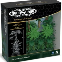 Shop All*Heroscape: The Grove at Laurs Edge Terrain Expansion - Miniature Marvels: Airplane Models & Painted Dice