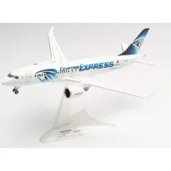 Airplane Model*Herpa 570787 1:200 Egyptair Express Airbus A220-300 SU-GEX - Miniature Marvels: Airplane Models & Painted Dice