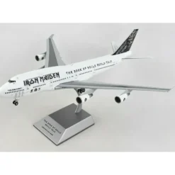 Airplane Model*Herpa 571609 1:200 Iron Maiden Boeing 747-400 Ed Force One - Miniature Marvels: Airplane Models & Painted Dice