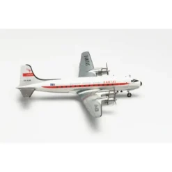 Airplane Model*Herpa 571555 1:200 Qantas Douglas DC-4 "Norfolk Trader" - Miniature Marvels: Airplane Models & Painted Dice
