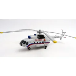 Airplane Model*Herpa 571227 1:200 Rossiya Special Flight Unit Mil Mi-8P - Miniature Marvels: Airplane Models & Painted Dice