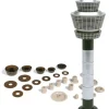 Airplane Model*Herpa 519670 1:500 Scenix Airport Control Tower Set - Miniature Marvels: Airplane Models & Painted Dice