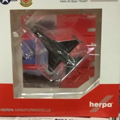 Airplane Model*Herpa 1:200 F-16C 89-2048 64th Aggressor sqdn Nellis AFB 571098 - Miniature Marvels: Airplane Models & Painted Dice