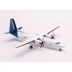 Airplane Model*Herpa HE559652 1:200 KLM Fokker 50 Cityhopper "Stavanger" - Miniature Marvels: Airplane Models & Painted Dice