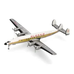 Airplane Model*Herpa Wings 573023 1:200 Alaska Airlines Lockheed L-1649A Starliner - Miniature Marvels: Airplane Models & Painted Dice