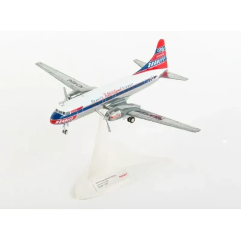 Airplane Model*Herpa Wings 559621 1:200 Braniff International CV-340 - Miniature Marvels: Airplane Models & Painted Dice
