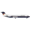 Airplane Model*Herpa Wings 572279 1:200 Deutsche BA Fokker 100 D-ADFA - Miniature Marvels: Airplane Models & Painted Dice