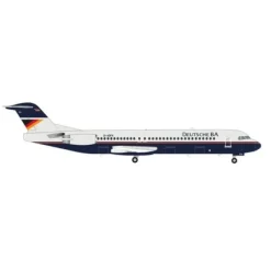 Airplane Model*Herpa Wings 572279 1:200 Deutsche BA Fokker 100 D-ADFA - Miniature Marvels: Airplane Models & Painted Dice