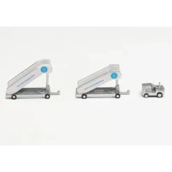 Airplane Model*Herpa Wings 571890 1:200 Pan Am historic passenger stairs (2) with tractor (1) - Miniature Marvels: Airplane Models & Painted Dice