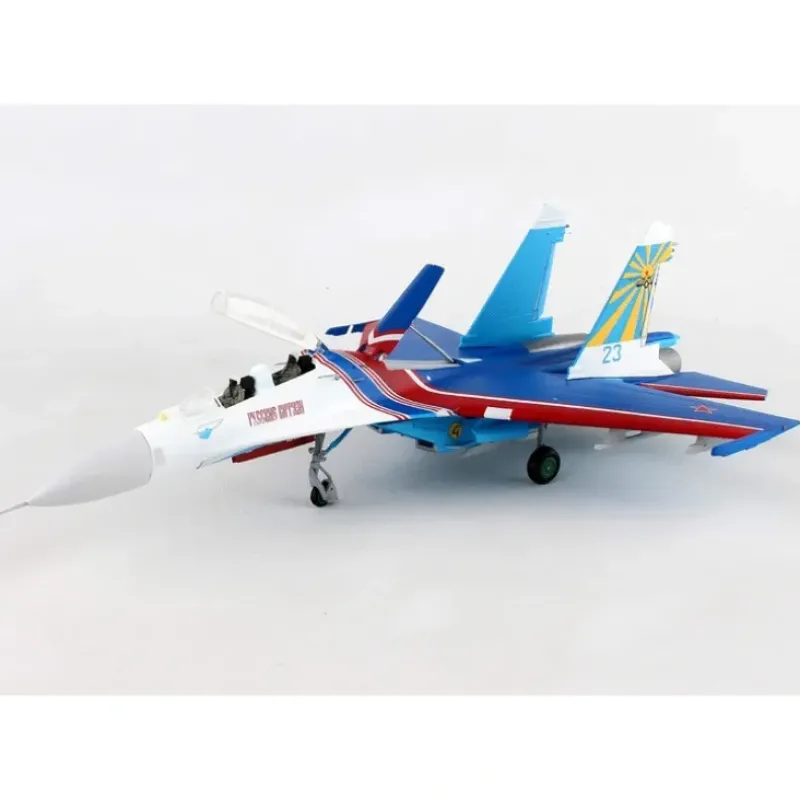 Airplane Model*Herpa Wings 580212 1:72 SU-27UB Russian Knights Aerobatic Demonstration Team - Miniature Marvels: Airplane Models & Painted Dice