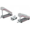 Airplane Model*Herpa Wings 573122 1:200 TWA historic passenger stairs (2) with tractor (1) - Miniature Marvels: Airplane Models & Painted Dice