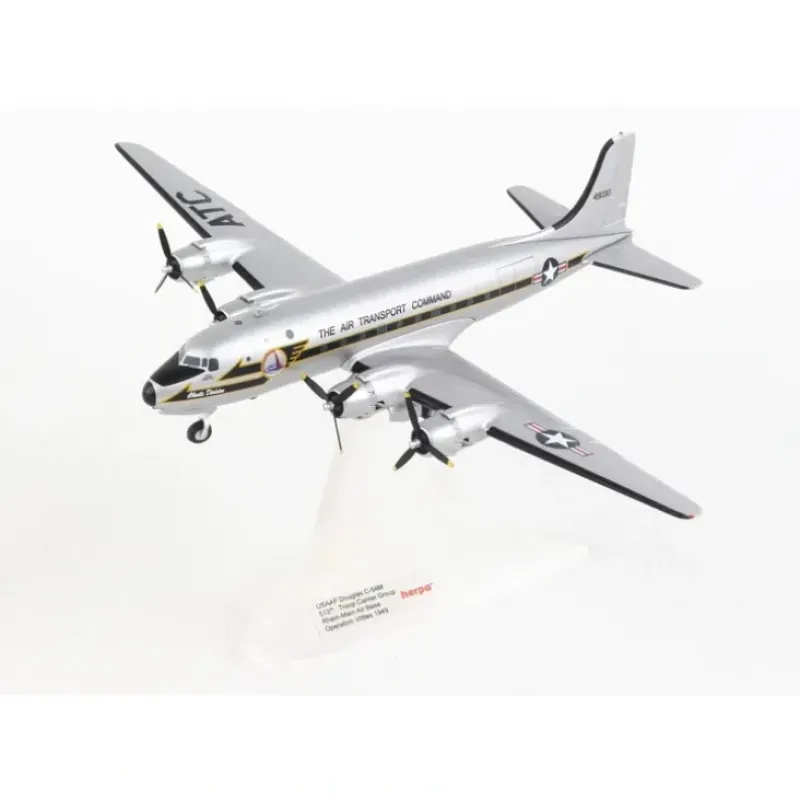 Shop All*Herpa Wings 559720 1:200 US Army C-54M - Miniature Marvels: Airplane Models & Painted Dice