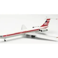 Airplane Model*Herpa Wings 572316 CSA Czechoslovak Airlines Ilyushin IL-62M - Miniature Marvels: Airplane Models & Painted Dice