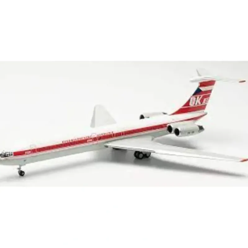 Airplane Model*Herpa Wings 572316 CSA Czechoslovak Airlines Ilyushin IL-62M - Miniature Marvels: Airplane Models & Painted Dice