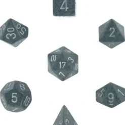 Dice<Hi Tech: Speckled Polyhedral Dice Set (7's)CHX 25340 - Miniature Marvels: Airplane Models & Painted Dice