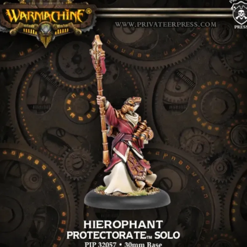 Miniature<Hierophant: Protectorate of Menoth - Solo PIP 32057 - Miniature Marvels: Airplane Models & Painted Dice