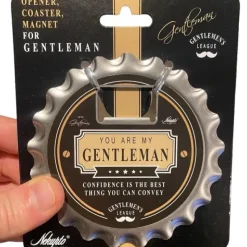 Egpull<High End Gentlemens League Stainless Steel Bottle Opener and Coaster Beer Combo - Miniature Marvels: Airplane Models & Painted Dice