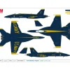 Airplane Model*Hobby Master 1:72 F/A-18E Super Hornet Blue Angels HA5121 - Miniature Marvels: Airplane Models & Painted Dice