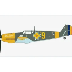 Airplane Model*Hobby Master HA8721 1:48 BF 109E-3 "Hai Fetito" - Miniature Marvels: Airplane Models & Painted Dice