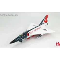 Airplane Model*Hobby Master HA3603 1:72 F-106A Delta Dart City of Jacksonville, 125th FG Florida ANG, 1976 bicentennial - Miniature Marvels: Airplane Models & Painted Dice