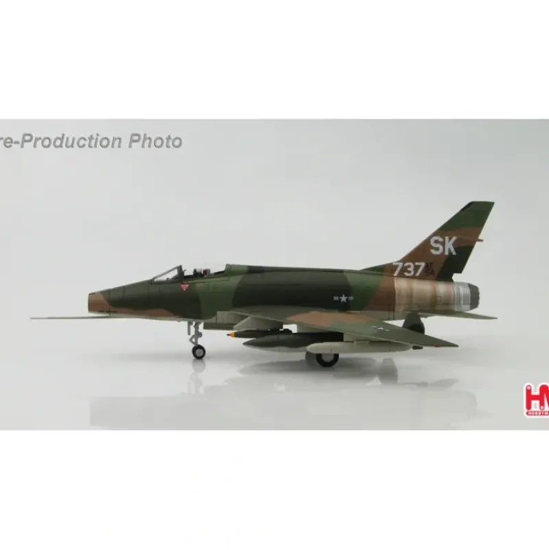 Airplane Model*Hobby Master HA2116 1:72 F-100C Super Sabre SK-737 "Miss Mynookie", 188th TFS, New Mexico ANG, Tuy Hoa AB, South Viet Nam, 1968 - Miniature Marvels: Airplane Models & Painted Dice