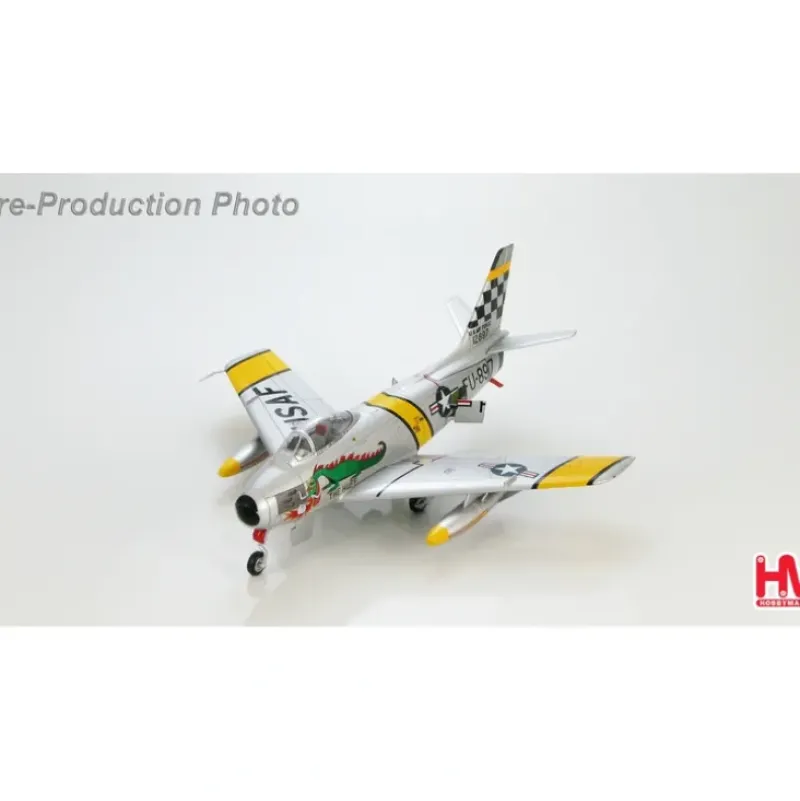 Airplane Model*Hobby Master HA4301 1:72 F-86F Sabre "The Huff", flown by Lt. Jim Thompson 39th FIS, K-13 (Suwon AB), South Korea June 1953 - Miniature Marvels: Airplane Models & Painted Dice