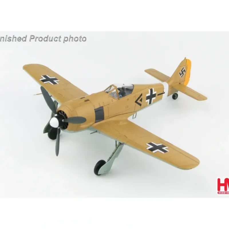 Airplane Model*Hobby Master HA7426 1:48 FW 190A-4 I/JG 2, Gruppenkommandeur Oblt. Adolf Dickfeld, Tunisia, end of 1942 - Miniature Marvels: Airplane Models & Painted Dice