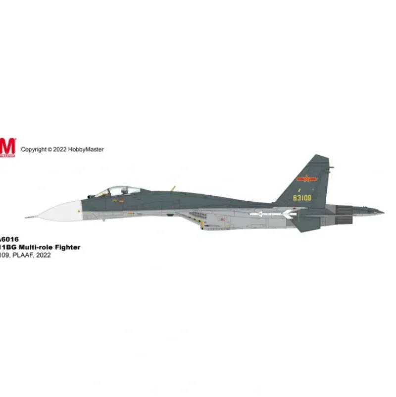 Airplane Model*Hobby Master HA6016 1:72 J-11BG Multi-Role Fighter - Miniature Marvels: Airplane Models & Painted Dice